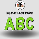 KG The Last Time 23 Inch GLITTER ALPHABET Set