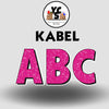 KABEL 23 Inch GLITTER CONSONANT Set
