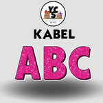 KABEL 23 Inch GLITTER CONSONANT Set