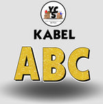 KABEL 23 Inch GLITTER VOWEL Set