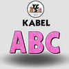 KABEL 23 Inch GLITTER VOWEL Set