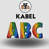KABEL 23 Inch GLITTER VOWEL Set