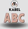 KABEL 23 Inch GLITTER VOWEL Set