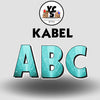 KABEL 23 Inch GLITTER VOWEL Set