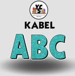 KABEL 23 Inch GLITTER VOWEL Set