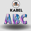 KABEL 23 Inch GLITTER CONSONANT Set