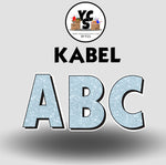 KABEL 23 Inch GLITTER VOWEL Set