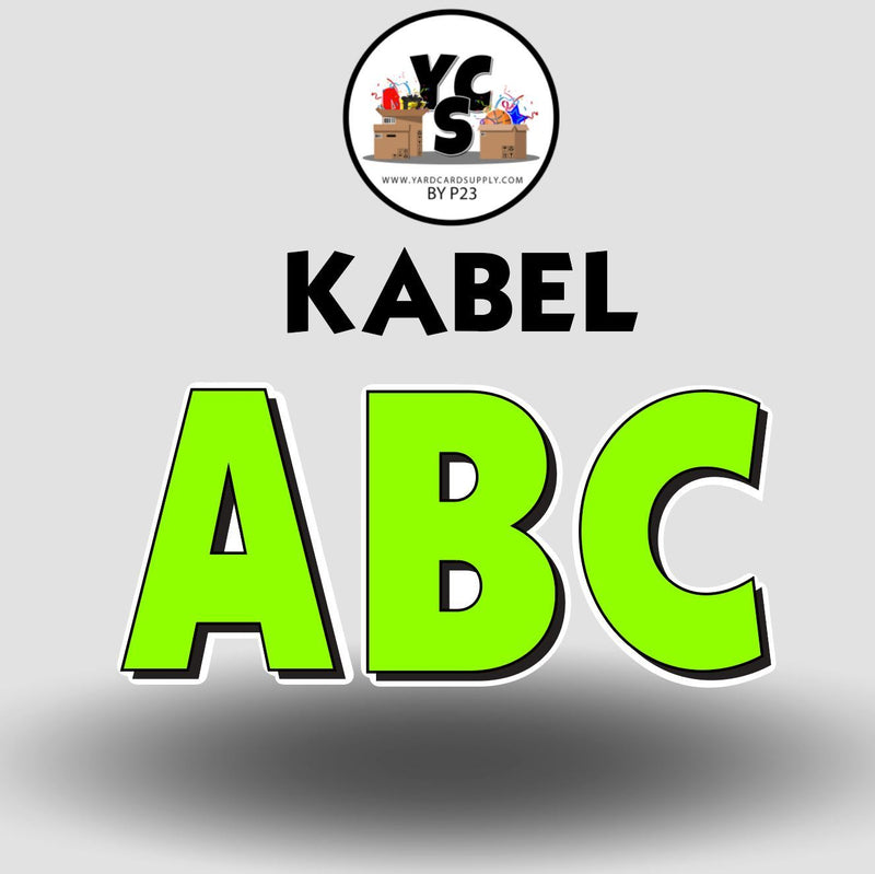 KABEL 18 Inch SOLID VOWEL & CONSONANT Set