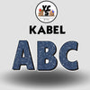 KABEL 23 Inch GLITTER VOWEL Set