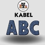 KABEL 23 Inch GLITTER VOWEL Set