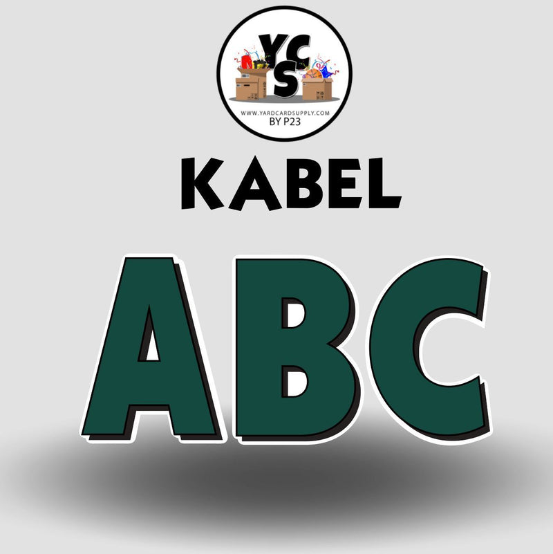 KABEL 18 Inch SOLID VOWEL & CONSONANT Set
