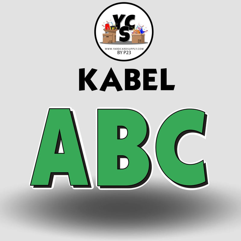 KABEL 18 Inch SOLID VOWEL & CONSONANT Set