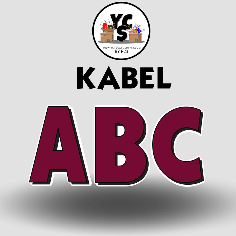 KABEL 23 Inch SOLID VOWEL Set