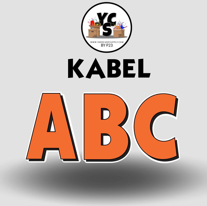 KABEL 18 Inch SOLID VOWEL & CONSONANT Set