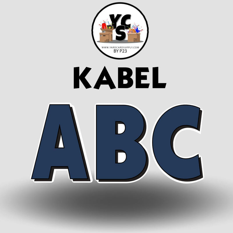 KABEL 18 Inch SOLID VOWEL & CONSONANT Set