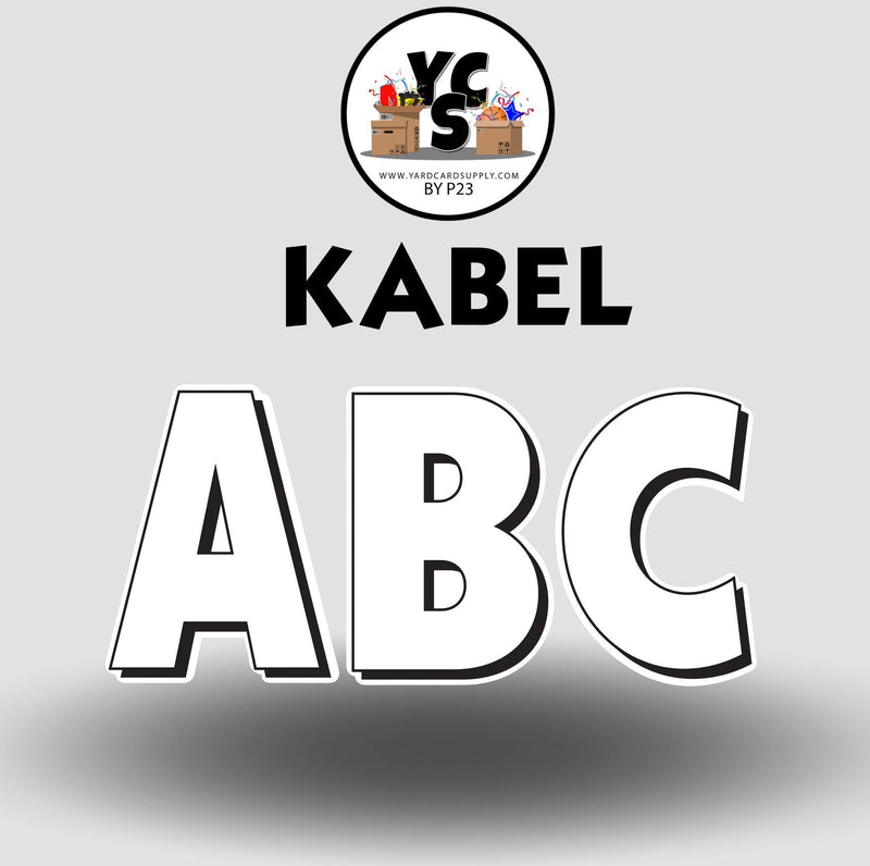 KABEL 18 Inch SOLID VOWEL & CONSONANT Set