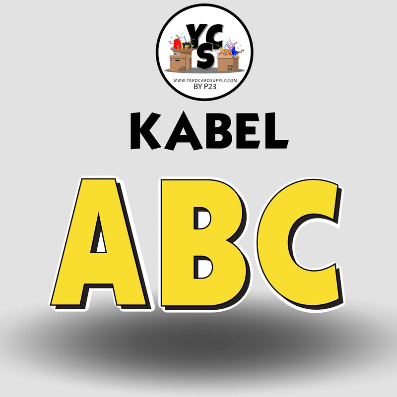 KABEL 23 Inch SOLID VOWEL Set