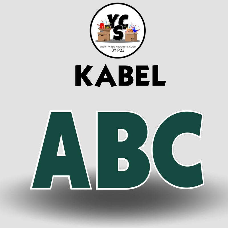 KABEL 18 Inch SOLID VOWEL & CONSONANT Set