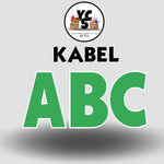 KABEL 23 Inch SOLID ALPHABET Set