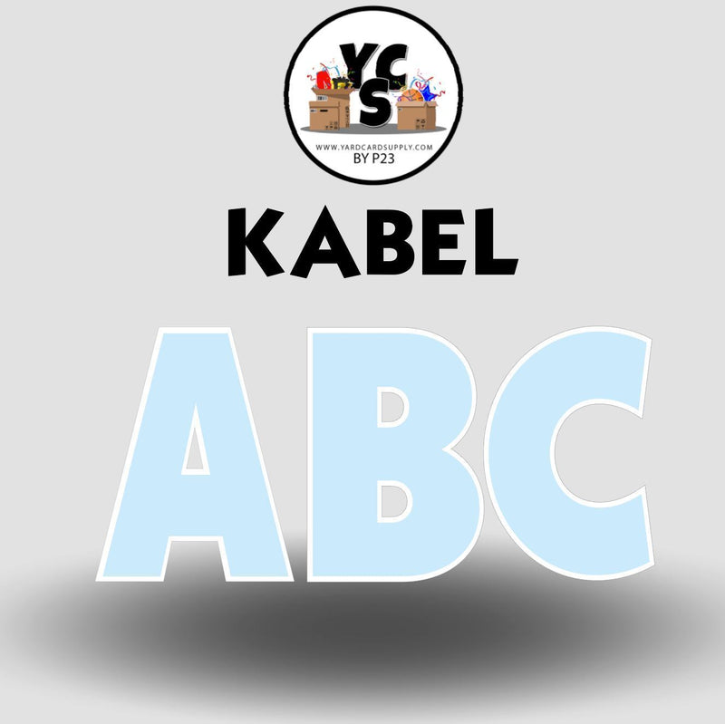 KABEL 18 Inch SOLID VOWEL & CONSONANT Set