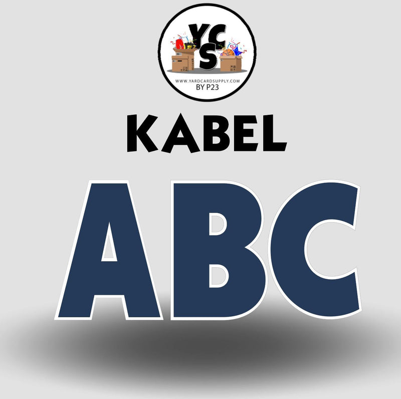 KABEL 18 Inch SOLID VOWEL & CONSONANT Set
