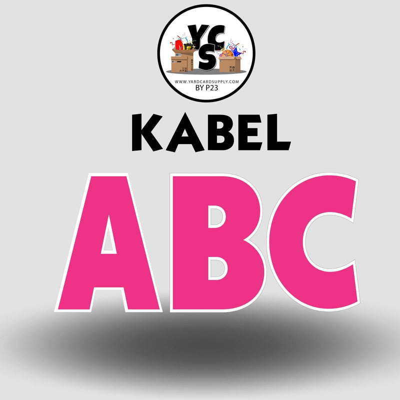 KABEL 18 Inch SOLID VOWEL & CONSONANT Set