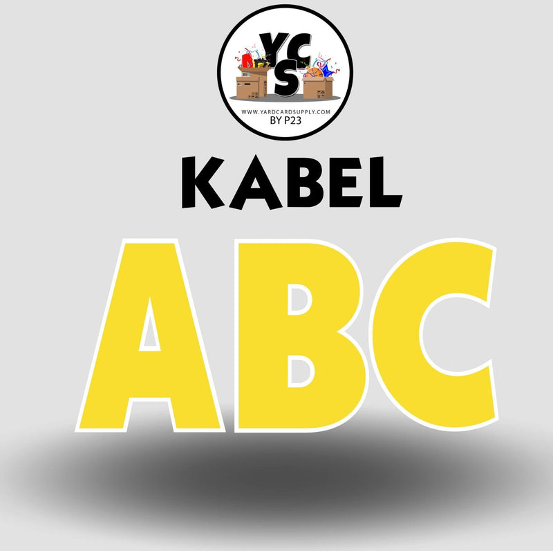 KABEL 18 Inch SOLID VOWEL & CONSONANT Set