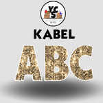 KABEL 23 Inch SPARKLE VOWEL Set
