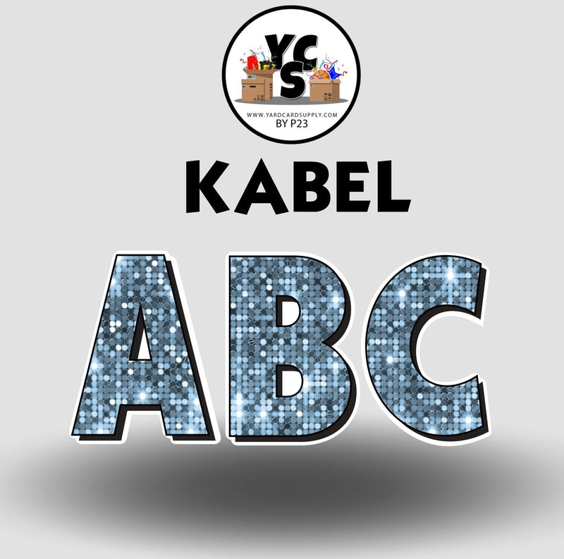 KABEL 18 Inch SPARKLE ALPHABET Set