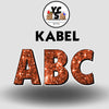 KABEL 23 Inch SPARKLE VOWEL Set