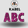 KABEL 23 Inch SPARKLE ESSENTIAL LETTER & NUMBER Set