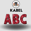 KABEL 23 Inch SPARKLE ESSENTIAL LETTER & NUMBER Set