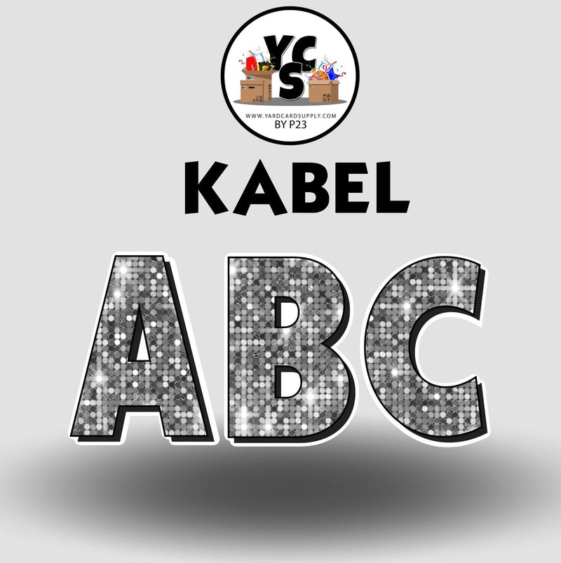 KABEL 18 Inch SPARKLE ALPHABET Set