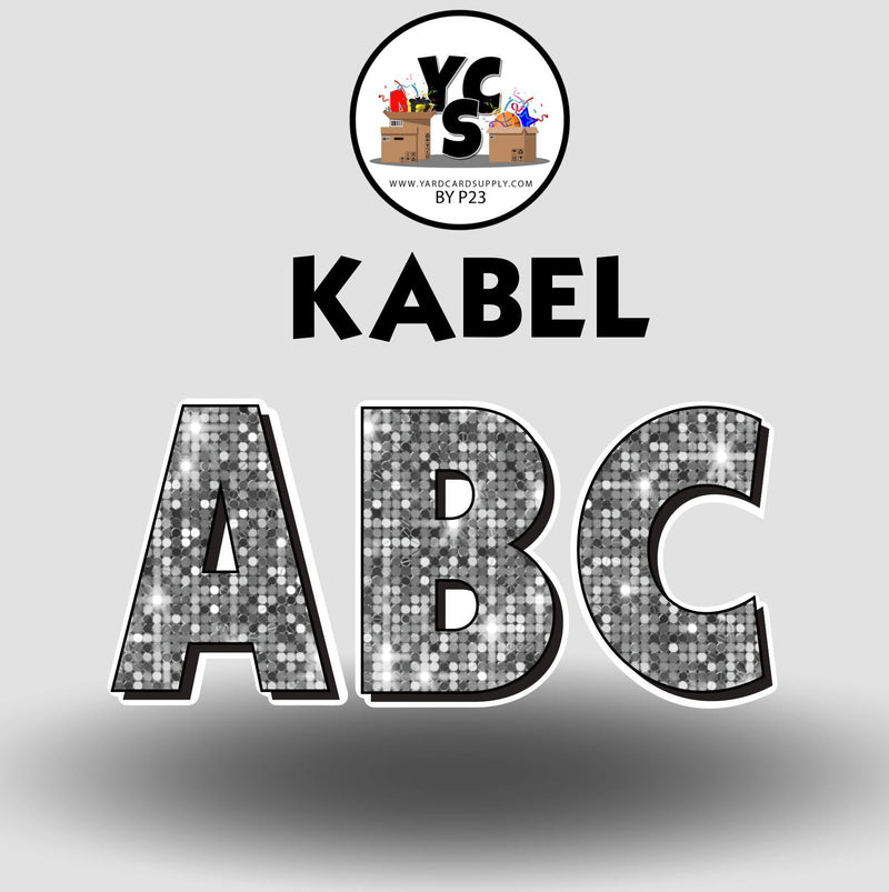 KABEL 23 Inch SPARKLE ALPHABET Set