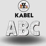 KABEL 23 Inch SPARKLE ESSENTIAL LETTER & NUMBER Set