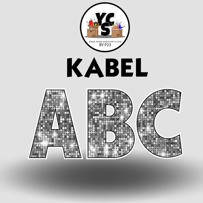 KABEL 18 Inch SPARKLE ALPHABET Set