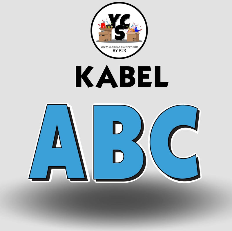 KABEL 18 Inch SOLID VOWEL & CONSONANT Set