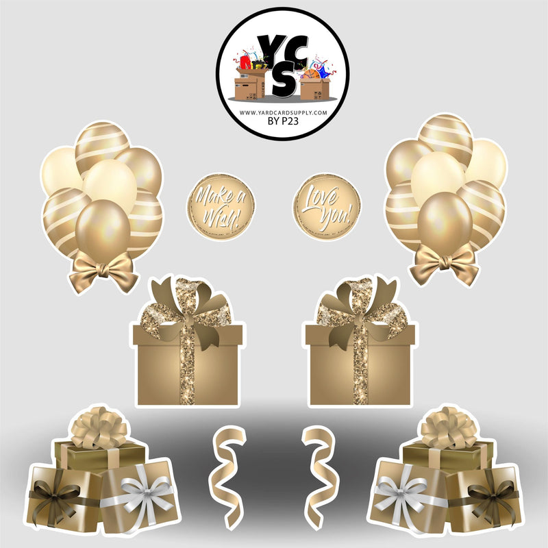 Mixed Flair Set - Champagne