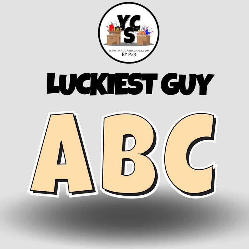 LUCKY GUY 23 Inch SOLID VOWEL Set