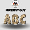 LUCKY GUY 18 Inch SPARKLE Vowel & Consonant Set