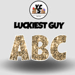 LUCKY GUY 18 Inch SPARKLE Vowel & Consonant Set