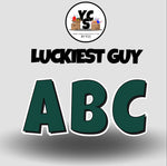LUCKY GUY 18 Inch SOLID Vowel & Consonant Set