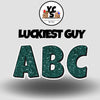 LUCKY GUY 23 Inch GLITTER ALPHABET Set