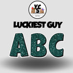 LUCKY GUY 23 Inch GLITTER ALPHABET Set