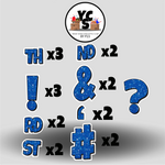 LUCKY GUY 23 Inch GLITTER PUNCTUATION ESSENTIALS