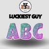 LUCKY GUY 18 Inch GLITTER  ALPHABET Set