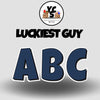 LUCKY GUY 18 Inch SOLID Vowel & Consonant Set