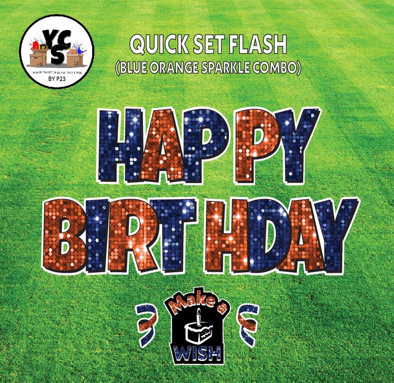 YCS FLASH® Quick Set Lucky Sparkle Happy Birthday
