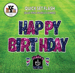 YCS FLASH® Quick Set Lucky Sparkle Happy Birthday