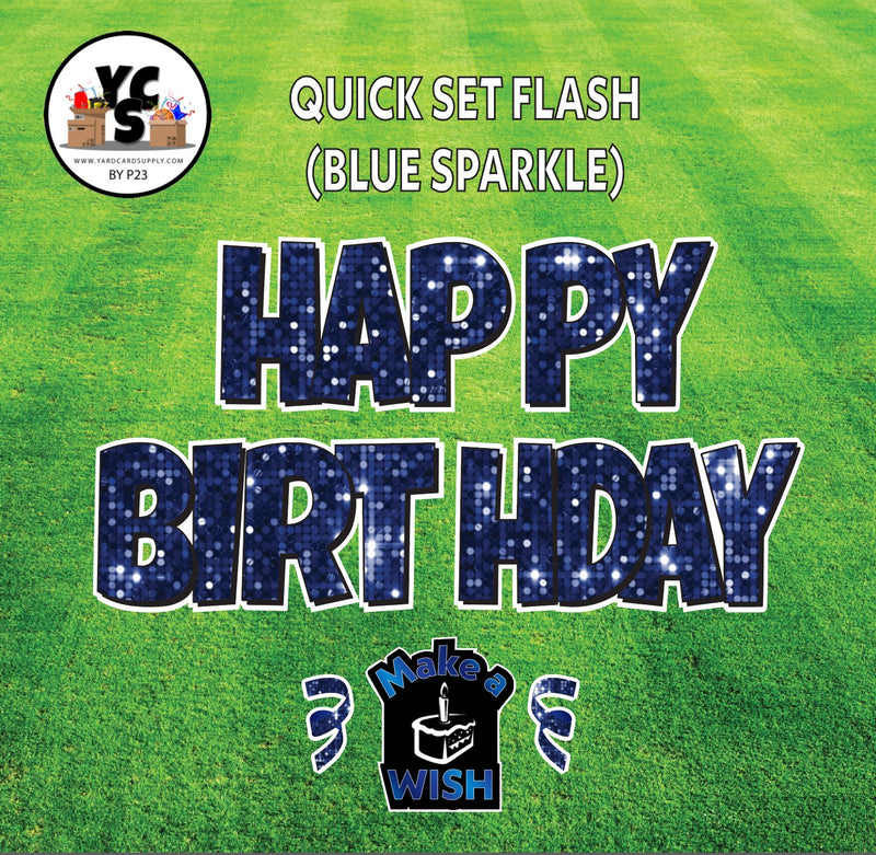 YCS FLASH® Quick Set Lucky Sparkle Happy Birthday